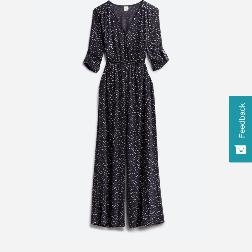 Kayleigh Stitch Fix Leona Roll Tab Knit Jumpsuit
